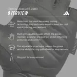 Guantes Entrenamiento Pesas adidas Sin Dedos