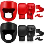 Kit De Boxeo Kanayu WAE-Kanayu-1738 Guantes 16 oz Y Cascos 14 Piezas