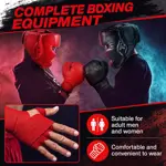 Kit De Boxeo Kanayu WAE-Kanayu-1738 Guantes 16 oz Y Cascos 14 Piezas