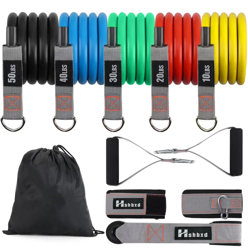 Bandas Resistencia Asas Ancla Puerta Hshbxd 5pcs 150 lbs
