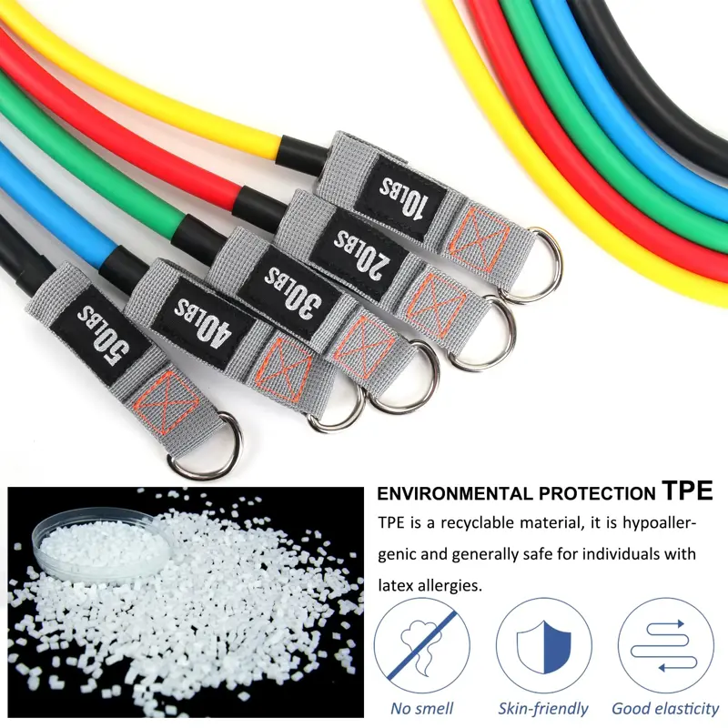 Bandas Resistencia Asas Ancla Puerta Hshbxd 5pcs 150 lbs