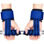 Correas De Levantamiento Con Soporte De Muñeca Azul