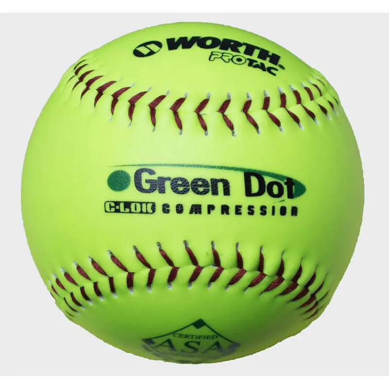 Pelotas de Softbol Worth W00590712 11 Slowpitch Paquete de 12