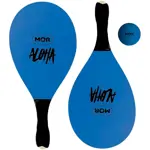 Juego Tenis Playa Paletas de Madera Revestidas Mor 3700
