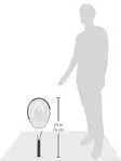 Raqueta de tenis HEAD Geo Speed para adultos, precordada, 27.5 pulgadas