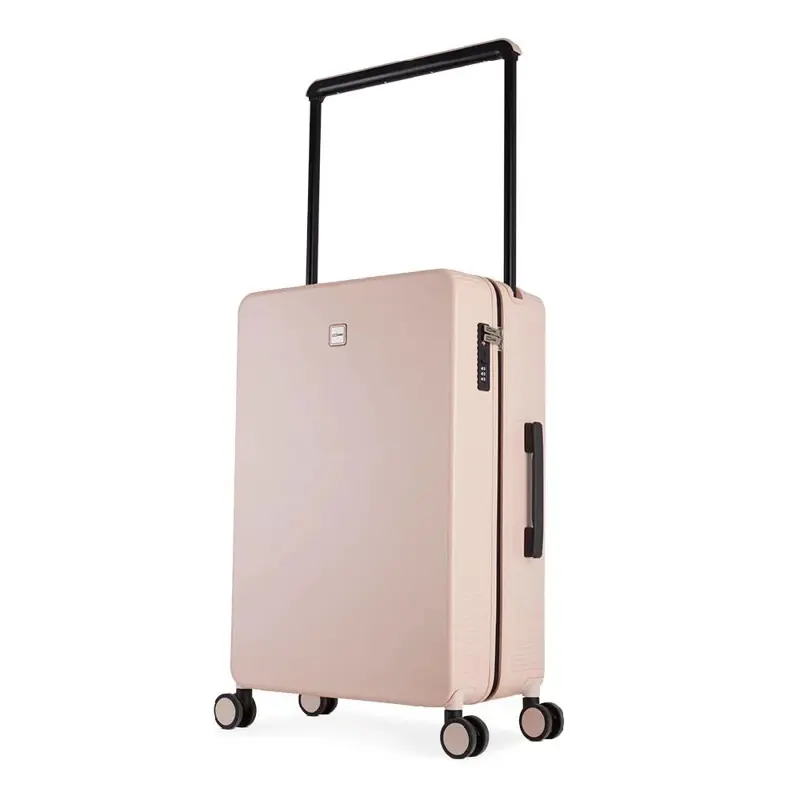Valija Mediana Proline Policarbonato 24 Candado TSA Rosa VPP245D NS