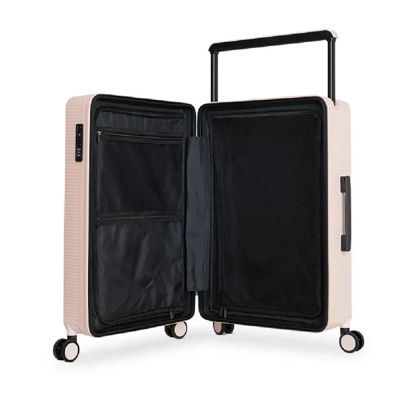 Valija Mediana Proline Policarbonato 24 Candado TSA Rosa VPP245D NS