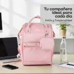 Mochila Cartera Boca De Pez Waggs Urbana Notebook 20L Rojo