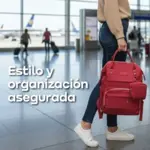 Mochila Cartera Boca De Pez Waggs Urbana Notebook 20L Rojo