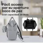 Mochila Cartera Boca De Pez Waggs Urbana Notebook 20L Rojo