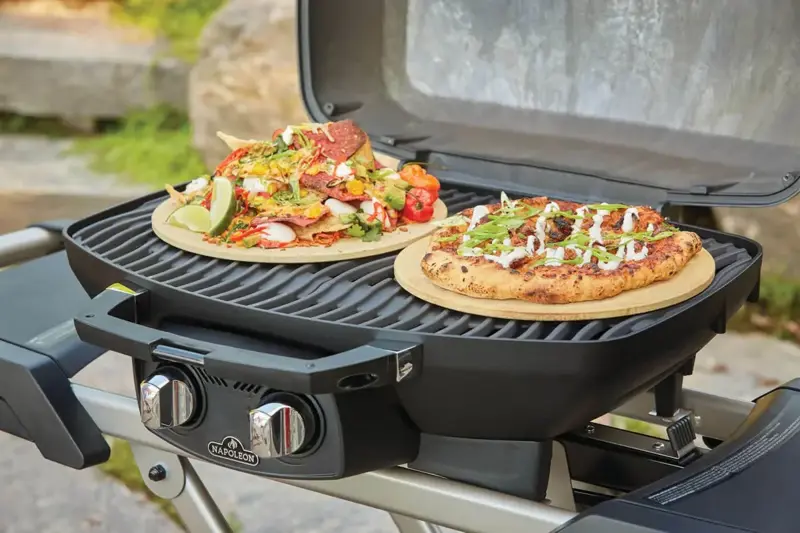 Parrilla A Gas Napoleon Travelq Pro 285 Con Carro Tijera