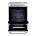 Cocina a Gas CD5602AB0 - 56cm, 4 Hornallas, Blanco, Cajón Asador