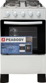 Cocina A Gas 50 Blanca 50Cm, 4 Hor...