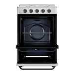 Cocina CD5602AN0 56x94x62cm - Gas Natural, Steam Clean, 4 hornallas, Plata