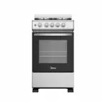 Cocina Multigas 20TMG4PGAR1 4 Hornallas 50Cm Gris MIDEA