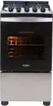 Cocina Multigas 50 CM 4 Hornallas Wfo4nbr Inox WHIRLPOOL