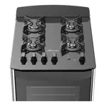 Cocina Multigas Siam 4 Hornallas 51cm Negro CSI-CM51NV