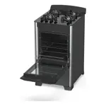 Cocina Multigas Siam 4 Hornallas 51cm Negro CSI-CM51NV
