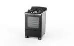 Cocina Multigas 56 cm Atma Negra CCM056N