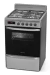 Cocina A Gas Longvie 21601xt 60cm Inox Grill Eléctrico