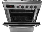 Cocina A Gas Longvie 21601xt 60cm Inox Grill Eléctrico