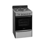 Cocina A Gas Longvie 12331x 56cm Inox Cajón Parrilla