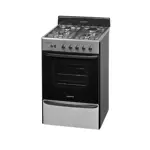 Cocina A Gas Longvie 12331x 56cm Inox Cajón Parrilla