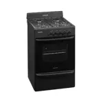 Cocina A Gas Longvie 12231g 56cm Grafito Cajón Parrilla