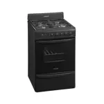 Cocina A Gas Longvie 19501g 56cm Grafito Encendido Una Mano