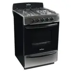 Cocina FLORENCIA 5518F Inoxidable Multigas Con 4 Hornallas