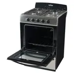 Cocina FLORENCIA 5518F Inoxidable Multigas Con 4 Hornallas