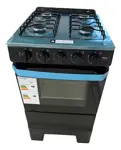 Cocina Multigas Sirena 4 Hornallas Ideal Pop Negro 50 L