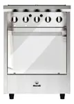 Cocina Morelli Zafira 600 Puerta Vidrio Templado 4 Hornallas