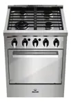 Cocina Morelli Zafira 600 Puerta Vidrio Templado 4 Hornallas