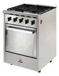 Cocina Morelli Zafira 600 Puerta Vidrio Templado 4 Hornallas