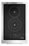 Cocina Eléctrica Morelli Nano 2 Hornallas 42 Lts