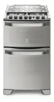 Cocina Electrolux 56dxq A Gas/eléctrica 4 Hornallas Plata