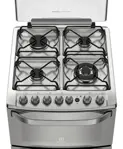Cocina Electrolux 56dxq A Gas/eléctrica 4 Hornallas Plata