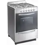Cocina Domec CXUPLEV , multigas, luz, encendido eléctrico, acero inoxidable