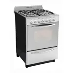 Cocina Domec CXULEAV Reflex, multigas, luz, encendido, autolimpiante, acero inoxidable, espejada