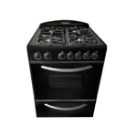 Cocina Domec Classic Line CNCLV, ancho 60 cms. negra