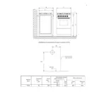 Cocina Domec F640 multigas, luz, encendido, acero inoxidable