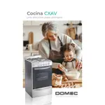Cocina Domec CXAV, Multigas, ancho 50 cms., Acero inoxidable
