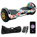 Patineta Eléctrica Gadnic Hoverboard Blth 8 Pulgadas (Blanco)