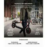 Monopatín Eléctrico Gadnic 250W Velocidad 25 Km H Autonomía 25 Km