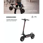 Monopatín Eléctrico Gadnic Motor Brushless 2x 2000W Velocidad Máxima 100 km/h