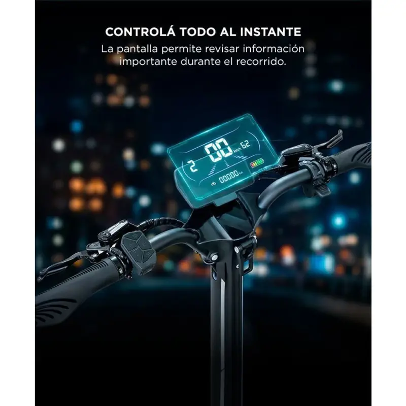 Monopatín Eléctrico Gadnic Motor Brushless 2x 2000W Velocidad Máxima 100 km/h