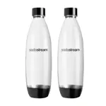 Botellas Sodastream Twinpack 1 Litro X 2 Unidades Originales - Negro