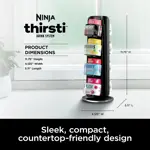Soporte para almacenamiento Water Flavor Ninja WCX08 Thirsti 360° negro
