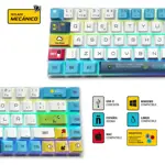 Teclado Mecánico Level Up Perseo 68 Teclas Retroiluminado
